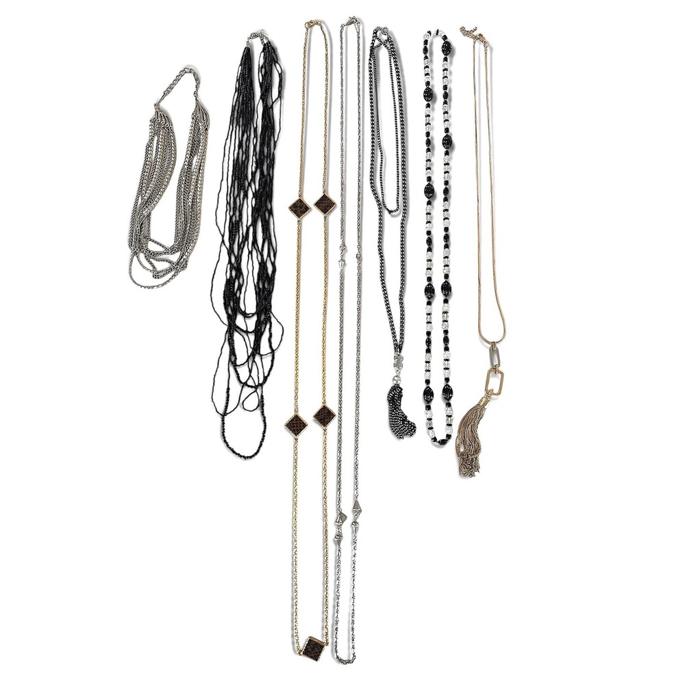 Lot of 7 Womens Fashion‎ Necklaces